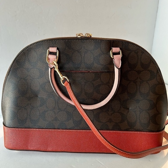 Coach Black and Red Satchel Bag - Picture 2 of 9